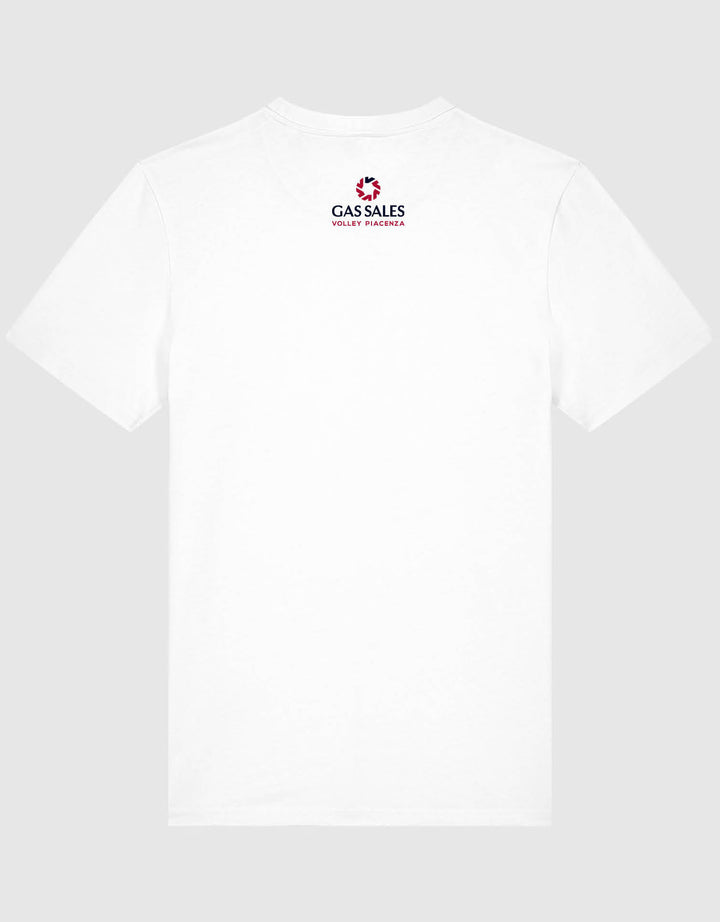 T-SHIRT BIANCA VOLLEY PIACENZA