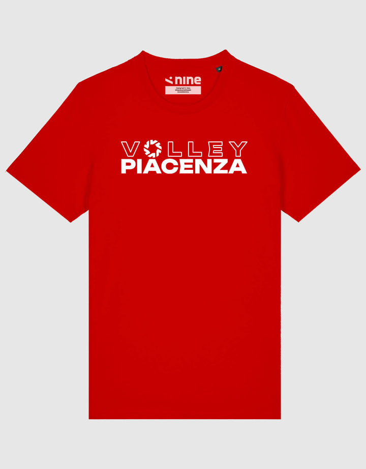 T-SHIRT ROSSA VOLLEY PIACENZA